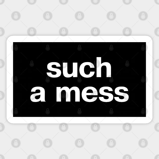 such a mess Magnet by TheBestWords